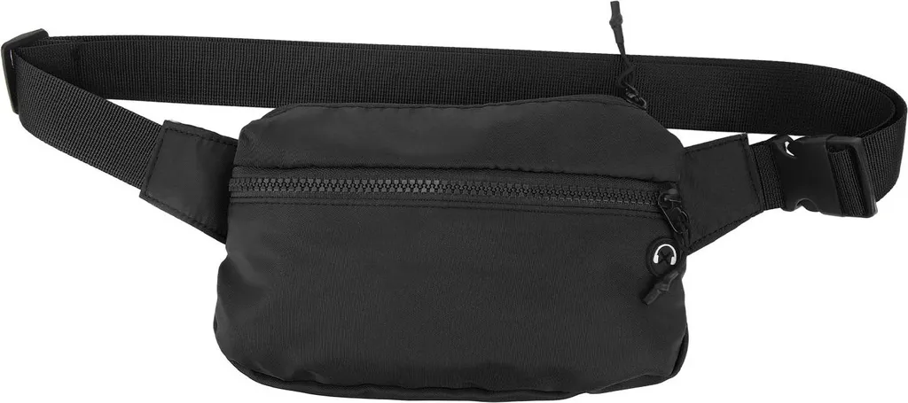 Marsupio Running Grande Capacità Nero Impermeabile con Foro Cuffie - 3