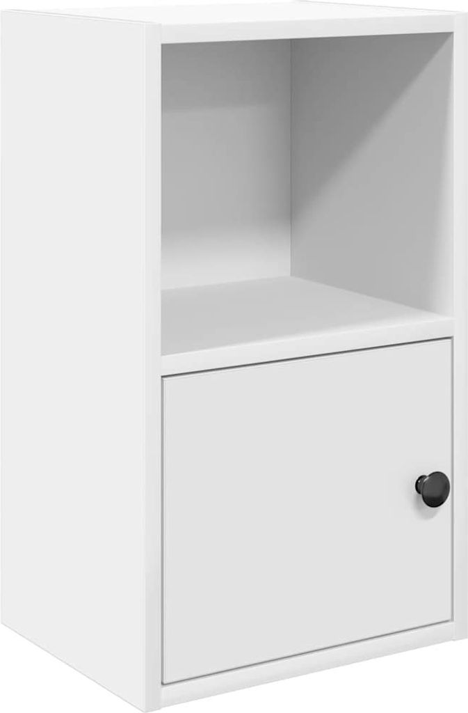 vidaXL Bücherregal Weiß 31x24x52 cm Holzwerkstoff