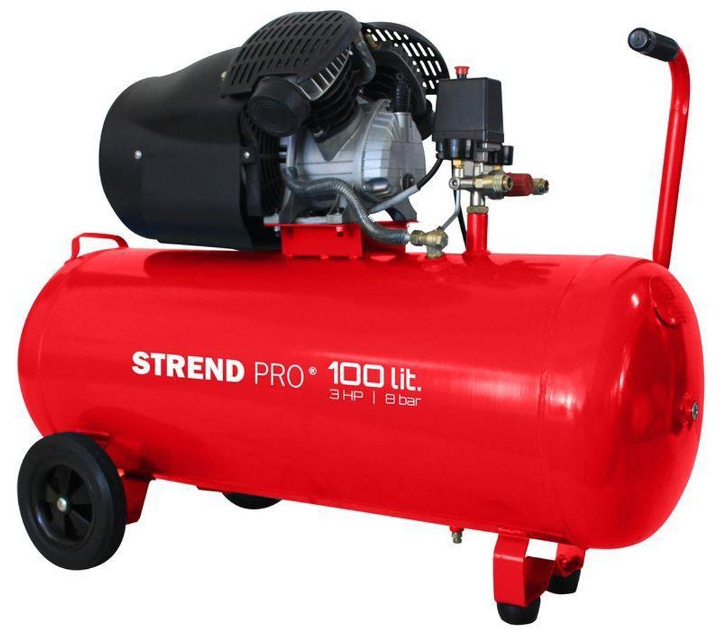 Kompressor Strend Pro HSV-100-08, 2,2 kW, 100 Liter, Produktbild 