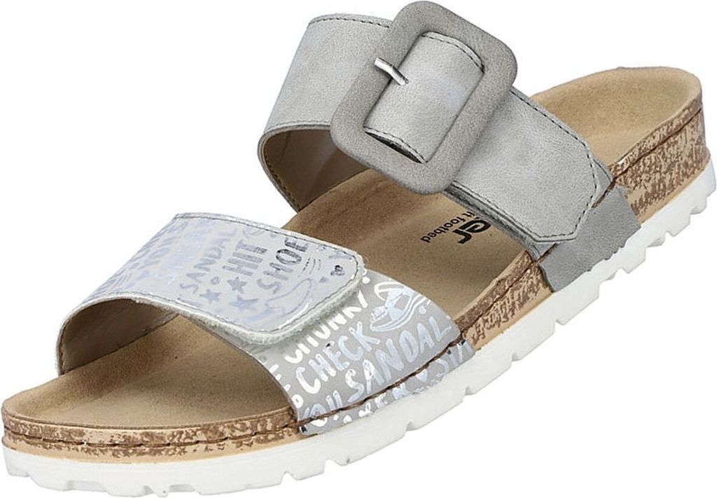 Rieker Klassische Pantoletten 69881-40 Damen 31353430373233 Grau 36 EU
