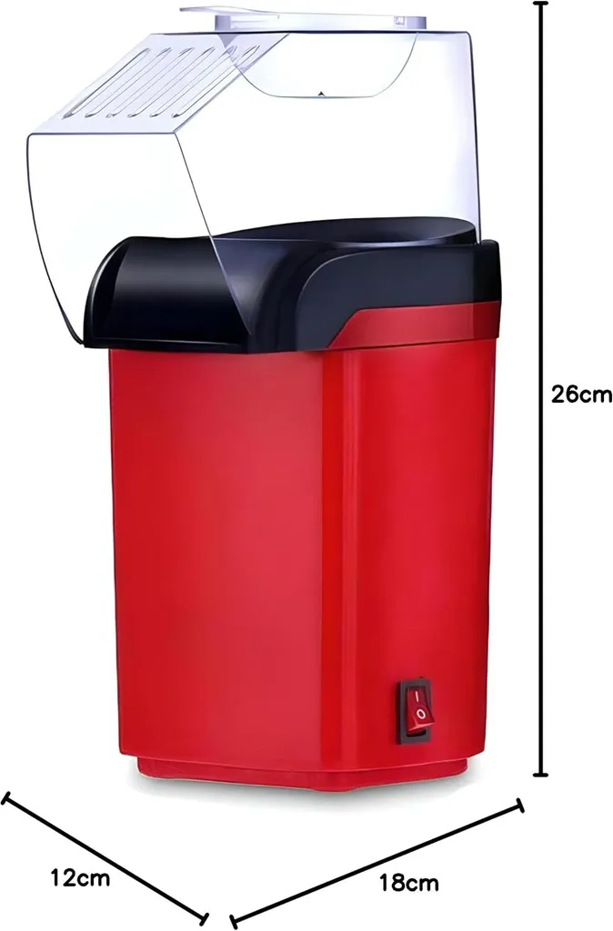 Machine Pop-corn Rapide 3 Min ZELURXX - Utilisation Facile sans Huile - 6
