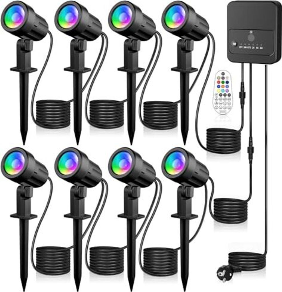 Meikee oświetlenie ogrodowe RGB pilot zdalnego sterowania Zdjęcie produktu 