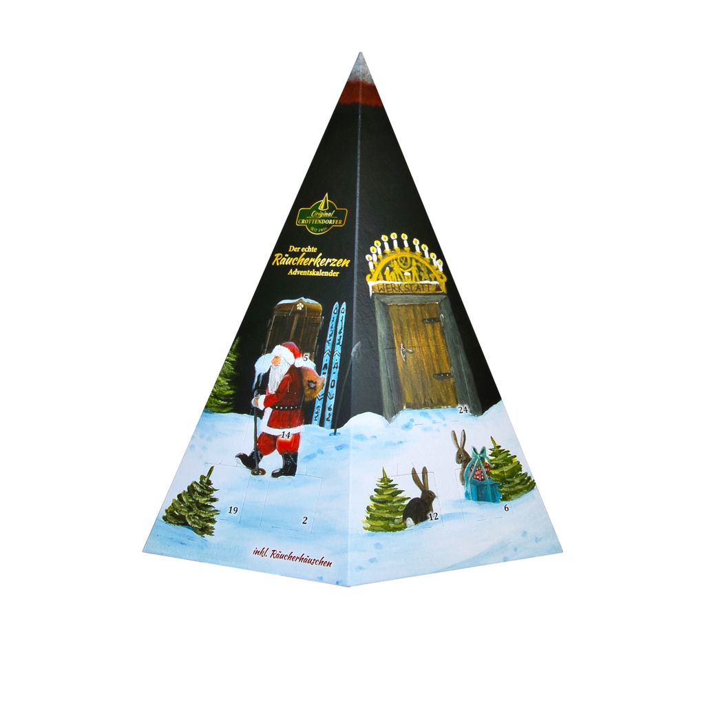 Crottendorfer Adventskalender Räucherkerzen mit Produktbild 