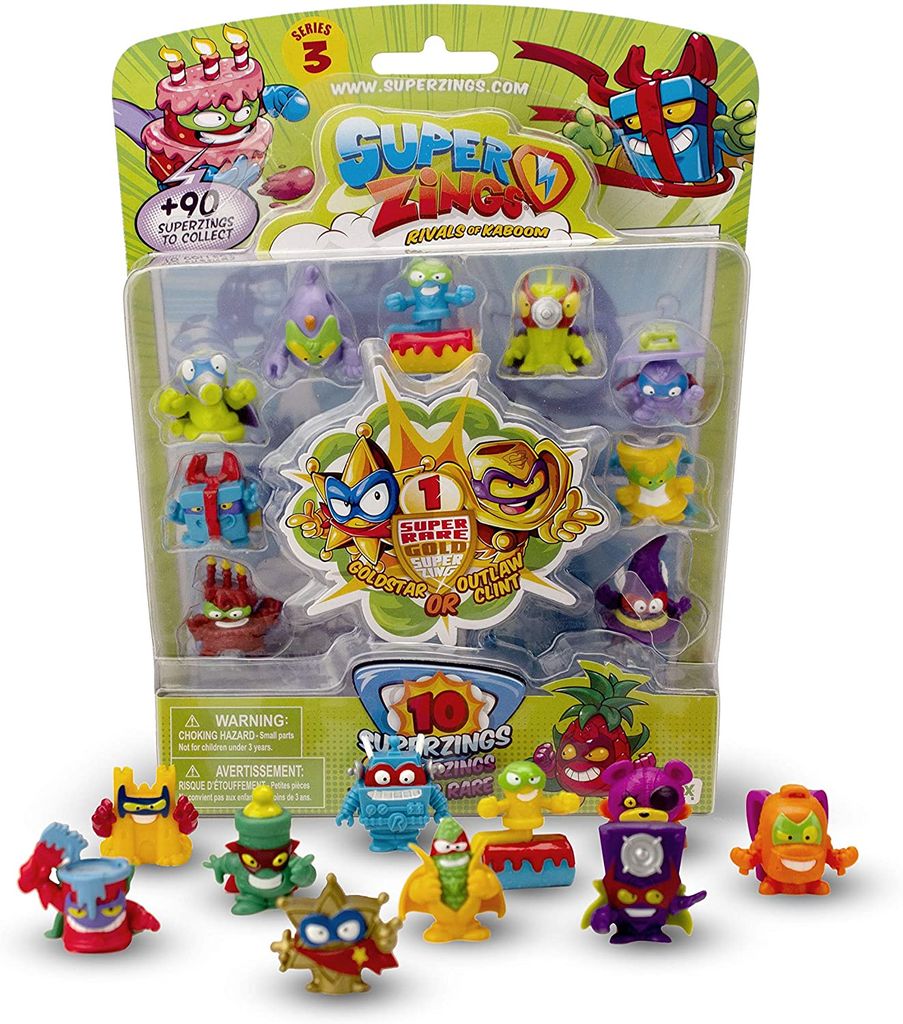Kinder Spielzeug Spielset Sammlung Spielfiguren SuperZings Serie 4 MIX 2 Figuren 