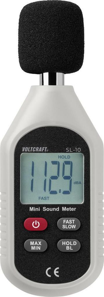 VOLTCRAFT Schallpegel-Messgerät SL-10 30 - 130 dB 31.5 Hz - Image du produit 