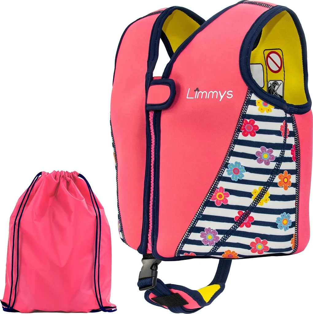 Gilet de sauvetage piscine et mer enfant 2 à 5 ans rose - Taille M
