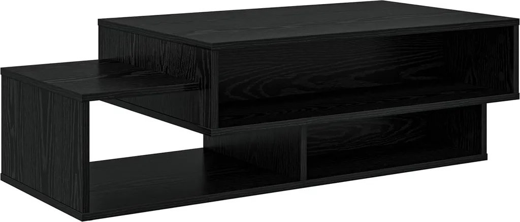 Offerta SYFAX™ Tavolino Rovere Nero 105x50x32,5 - Design a Prezzo Shock