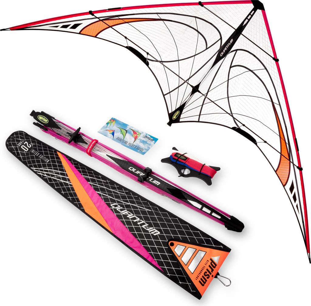 Lenkdrachen Prism Quantum 2.0 Mylar Orange - Pink QUAMOP Orange 221 cm