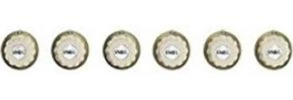 Bouton Smeg 6MP700PO Crème et Laiton pour Plaque de Cuisson Gaz 70cm