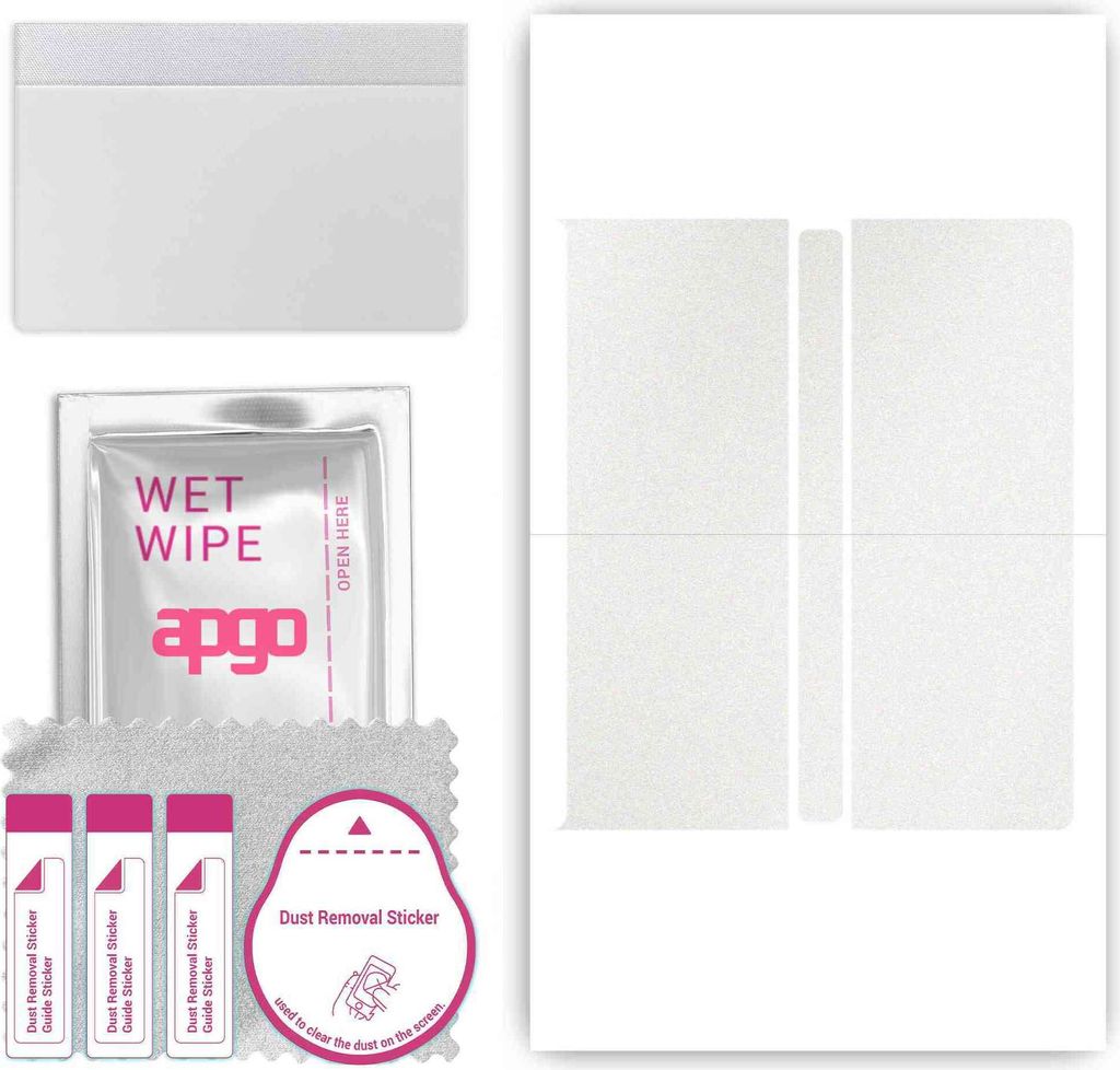 apgo Rückseite Schutzfolie, Skin, kompatibel mit Honor V Purse, Hinten Displayschutzfolie aus Vinylfolie, kratzfest, einfache Montage - Matt Trans...