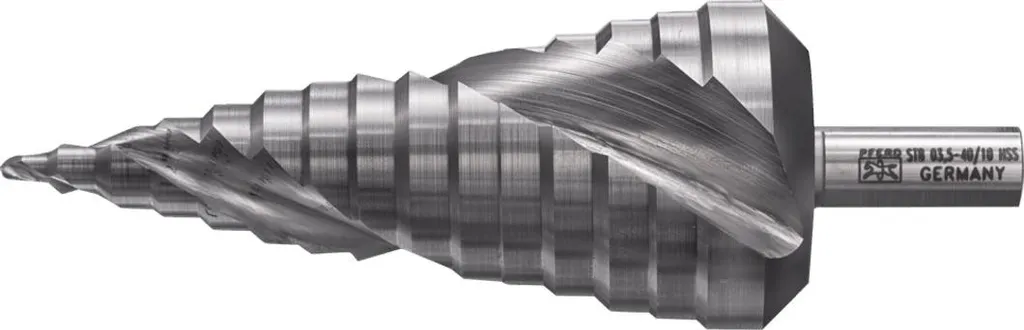 PFERD Foret étagé HSS 3,5-40 mm avec tige à 3 faces pour presse-étoupes