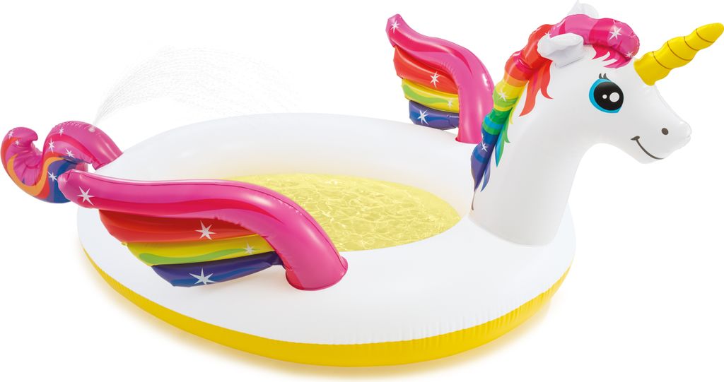 INTEX 57441NP - Pataugeoire - Licorne (272x193x104cm) Image du produit 