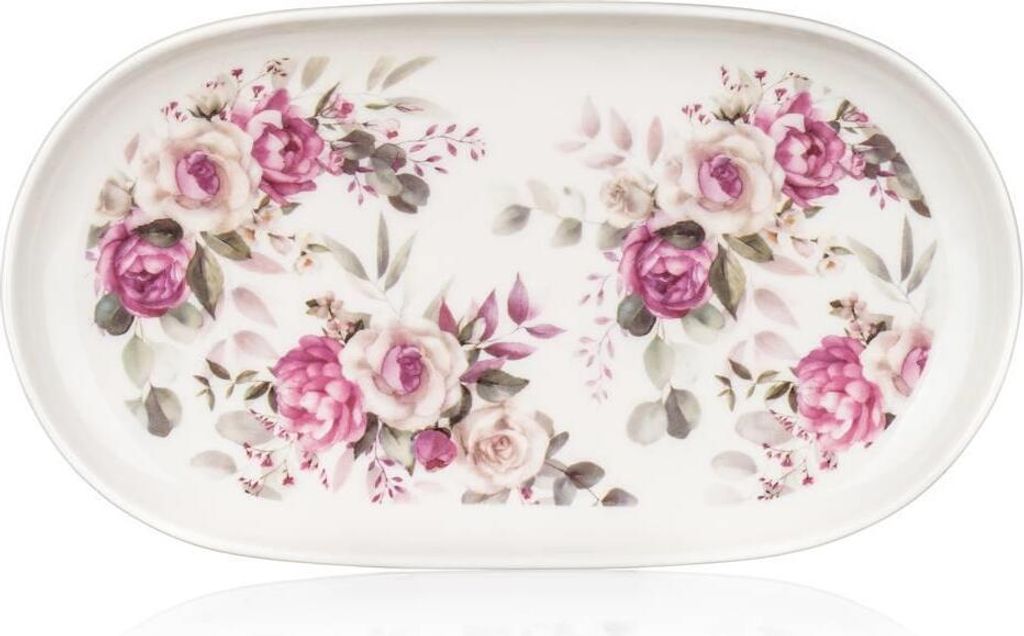 BANQUET Tablett ROSE 22,5 × 12,5 cm, 4 Stück