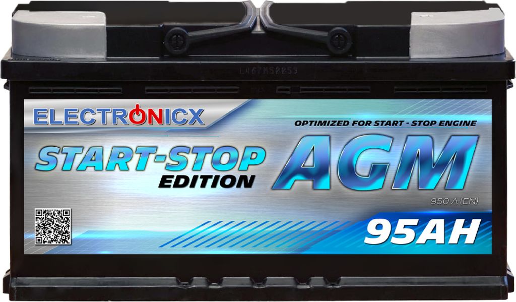 Batteria per auto Electronicx AGM 95 Ah 12 V ▶ Start-Stop  Immagine del prodotto 