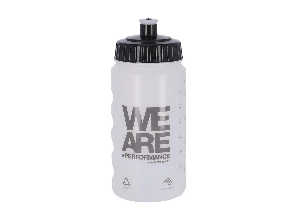 HAIBIKE Trinkflasche transparent/ grau, 500ml, transparent