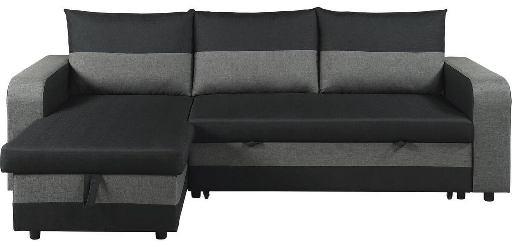 Ecksofa mit Stoffbezug "Victor", umkehrbar/wandelbar - Produktbild 