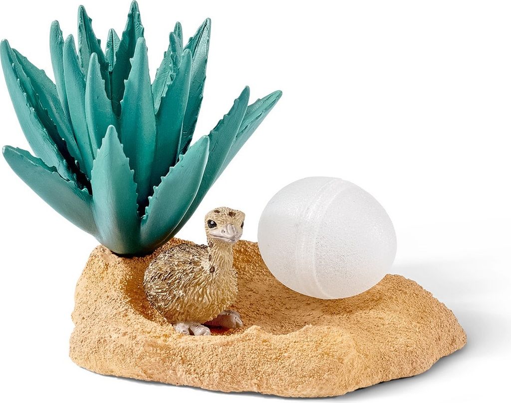 schleich WILD LIFE Straußennest, 3 Jahr(e), Mehrfarbig, Produktbild 