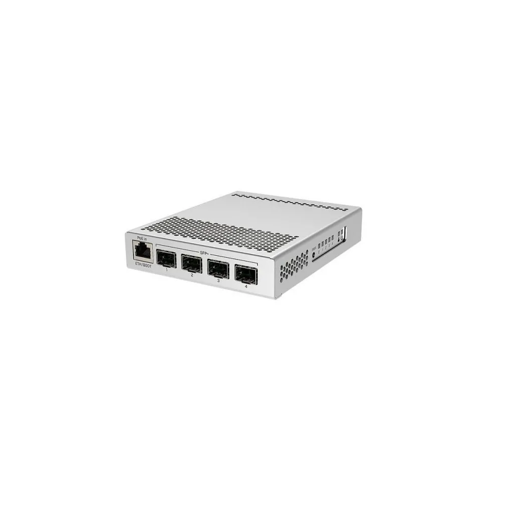 MikroTik Switch CRS305-1G-4S+IN avec 4 Ports SFP+ 10Gbps et 1 GbE RJ45