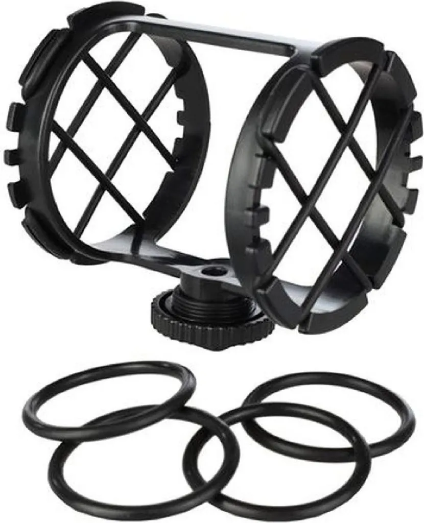 Supporto Elastico Boya BY-C03 per Microfoni Camera e Zoom H1 - Nero - 5