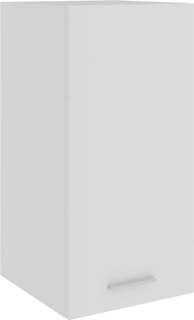 Armoire murale Lyon pour petits espaces blanc mat bois 29,5x31x60 cm