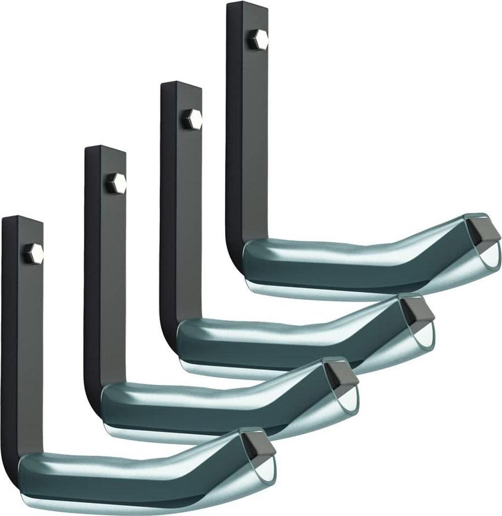 RAWWEST.BIS Reifenhalter Wandhalterung für 4 Felgen Reifenwandhalter Felgenhalter Garage Keller Reifenaufbewahrung Set mit Schrauben