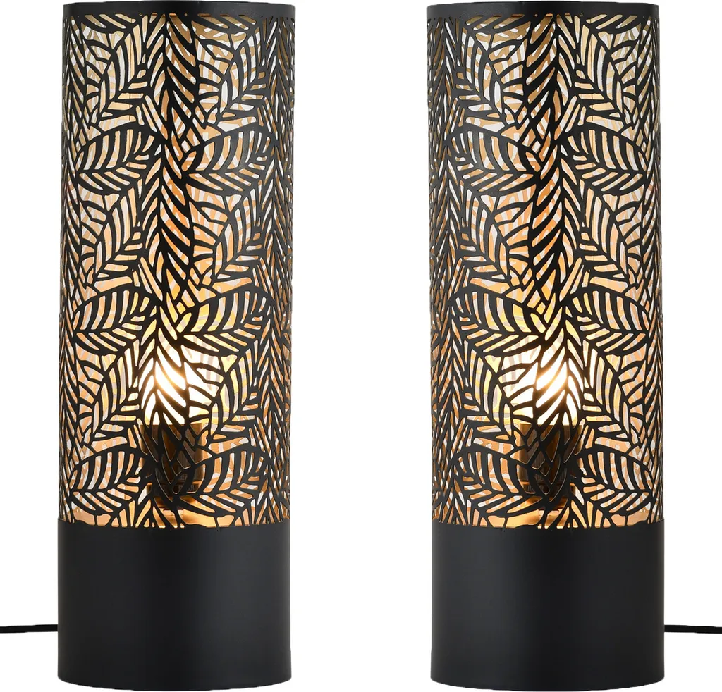 Lampes Décoratives Verdure Grand Noir : Éclairage Tamisé et Style Zen