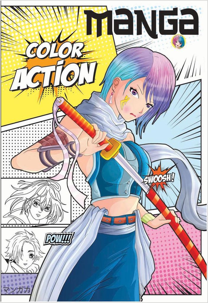 Buchangebote Niederlande BV Manga Color Action Malbuch