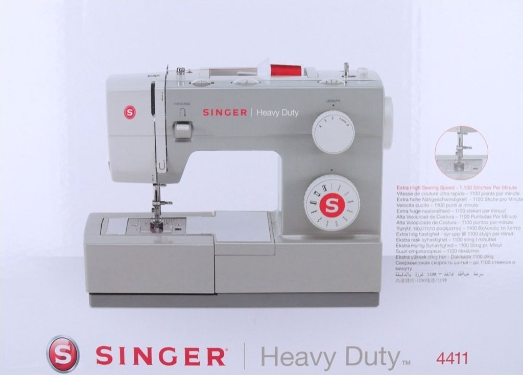 Singer Nähmaschine Heavy Duty 4411 105 W Grau Produktbild 