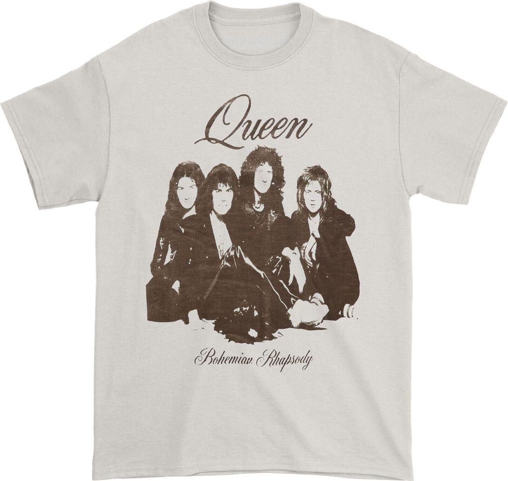 Queen - "Bohemian Rhapsody" T-Shirt für Herren/Damen Uni RO2873 (M) (Natürlich)
