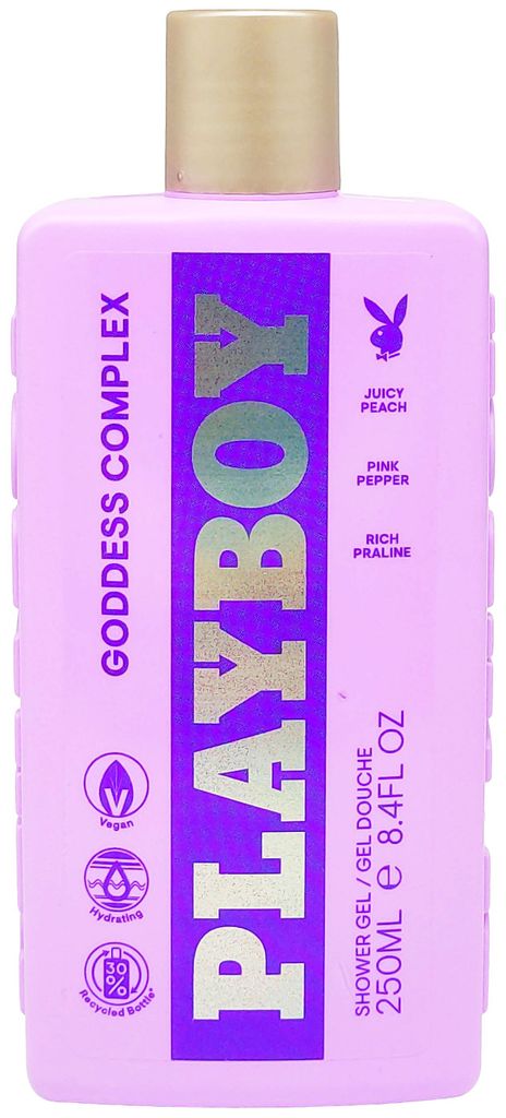 Playboy DAMEN Duschgel GODDESS COMPLEX 250ml Pfirsich Pfeffer Praline Duft