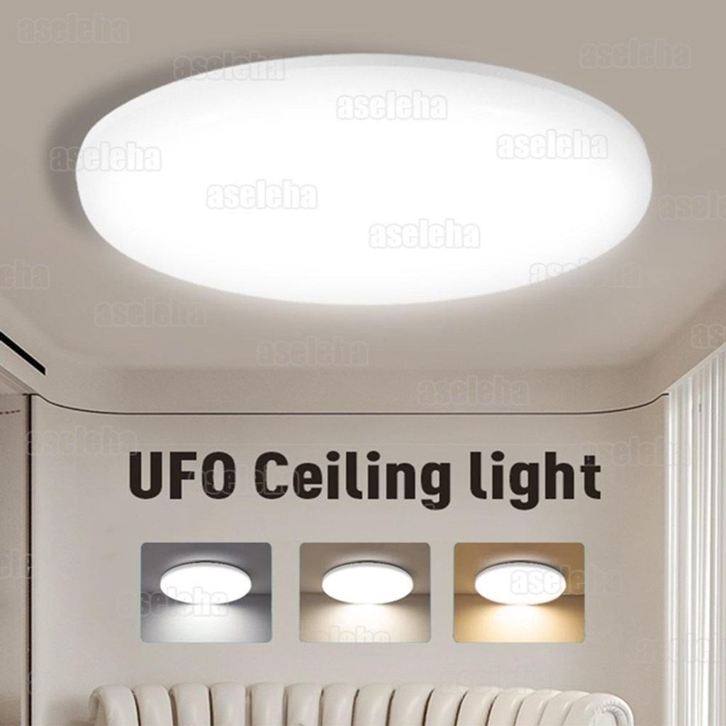 LED Deckenleuchte Deckenlampe Ultraflach Rund Dimmbar mit Produktbild 