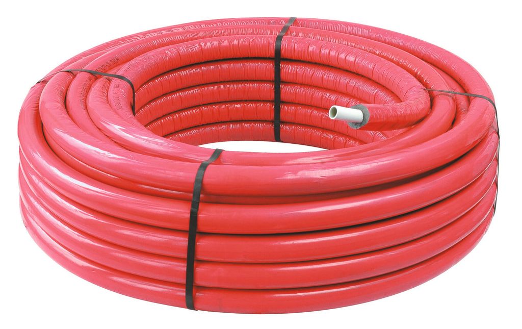 SOMATHERM FOR YOU – 50-Meter-Rolle isoliertes Mehrschichtrohr, Ø 16 – Für die Installation von Trinkwasser- und Heizungsnetzen in Wohngebäuden