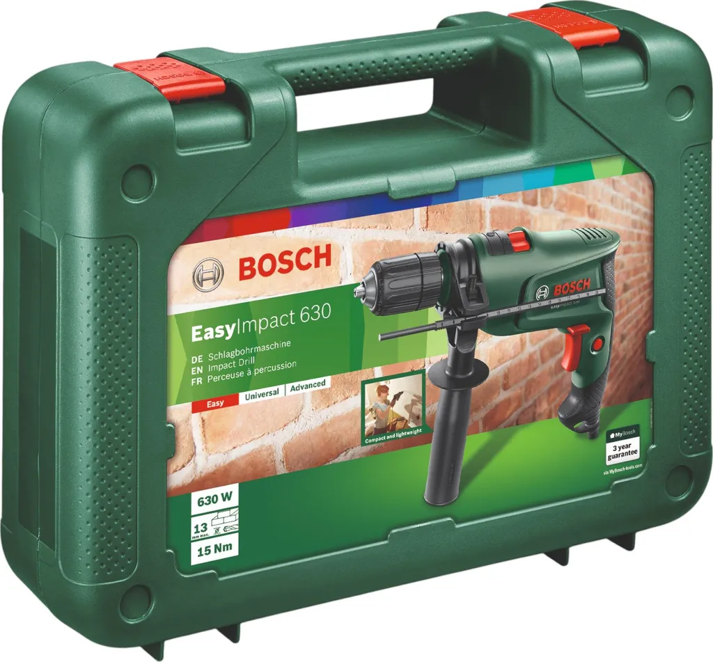 Perceuse à percussion EasyImpact 630 Bosch - Forage précis et rapide - 7