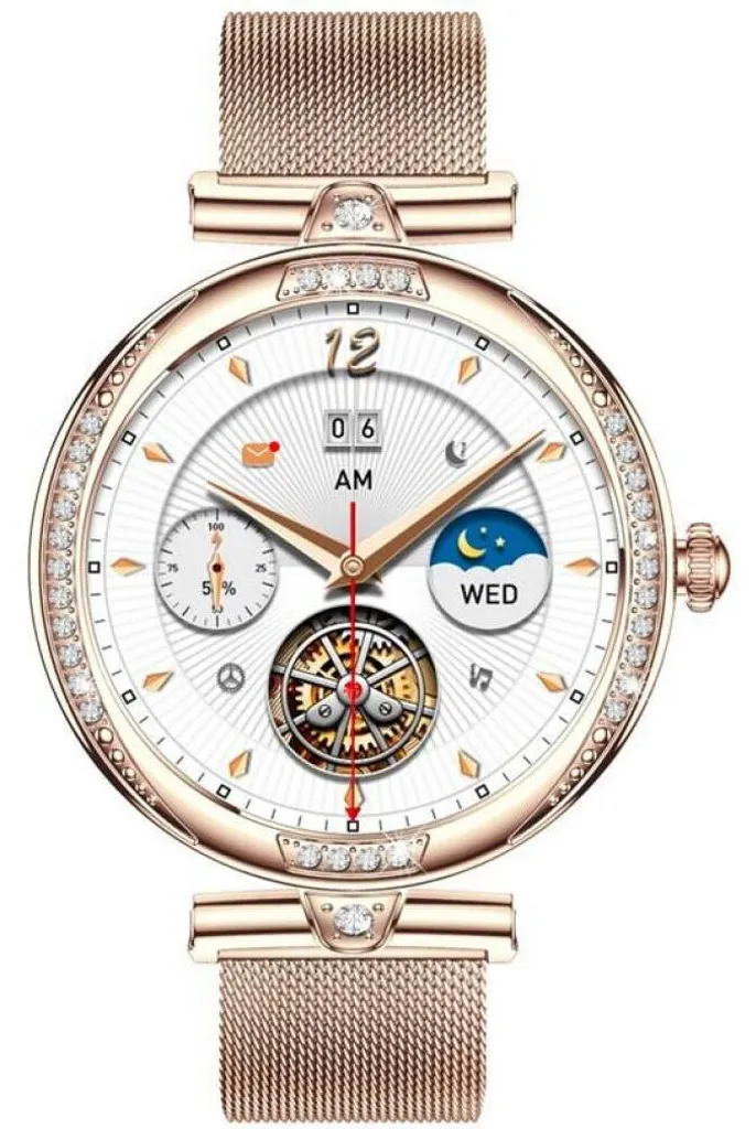 Montre connectée CARNEO Seinna HR+ Or rose pour femme avec cardiofréquencemètre
