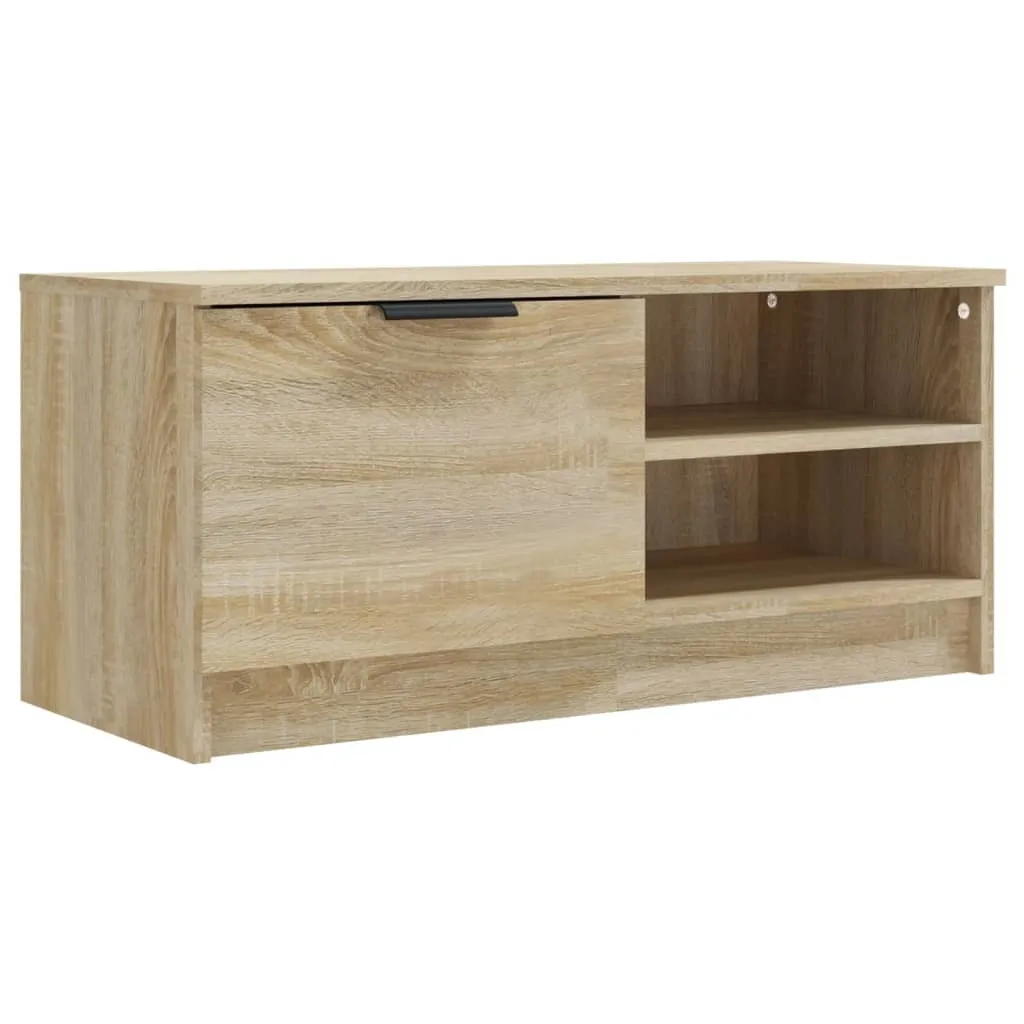Mobile TV rovere Sonoma 80x35x36,5 cm Materiale a base di legno