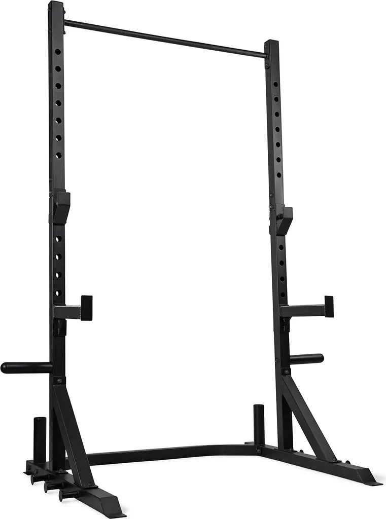Support haltères longs VirtuFit pour squat et développé couché maison