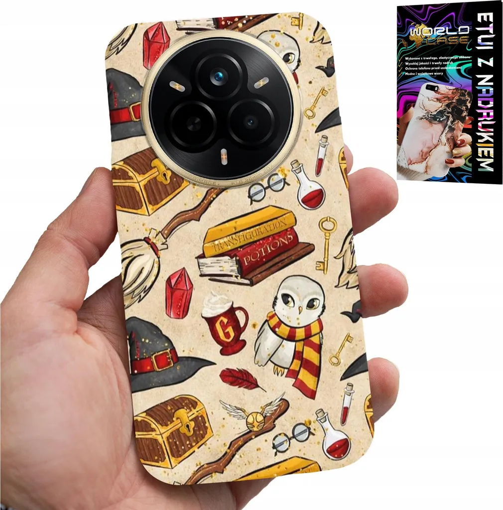 Regalo Ideale: Cover Realme 14 Pro+ 5G Magia + Pellicola