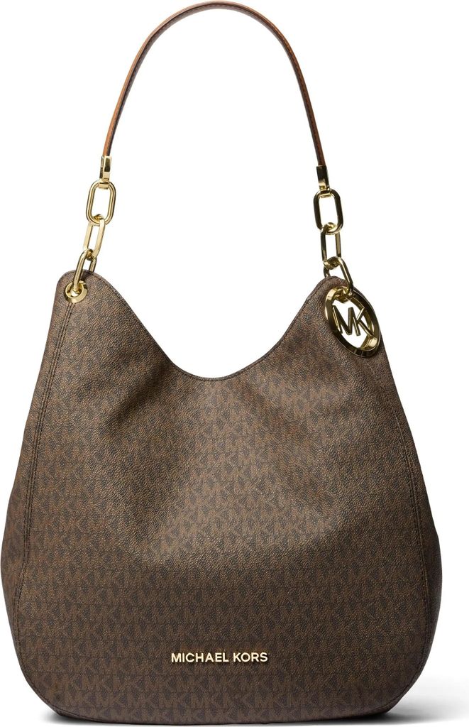 A studio shot of a Michael Kors handbag.