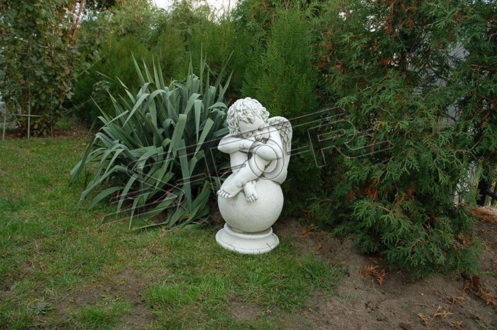 Engel Kugel Statue Figur Figuren Statuen Skulptur Skulpturen Garten Dekoration