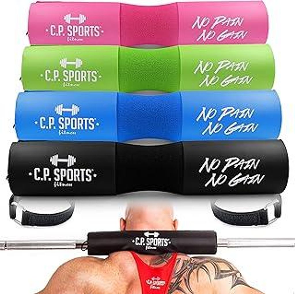 C.P. Sports Nackenpolster – Nackenschutz für Langhantel Hantelstange – für Weightlifting, Bodybuilding, Fitness & Kraftsport – Durchmesser ...