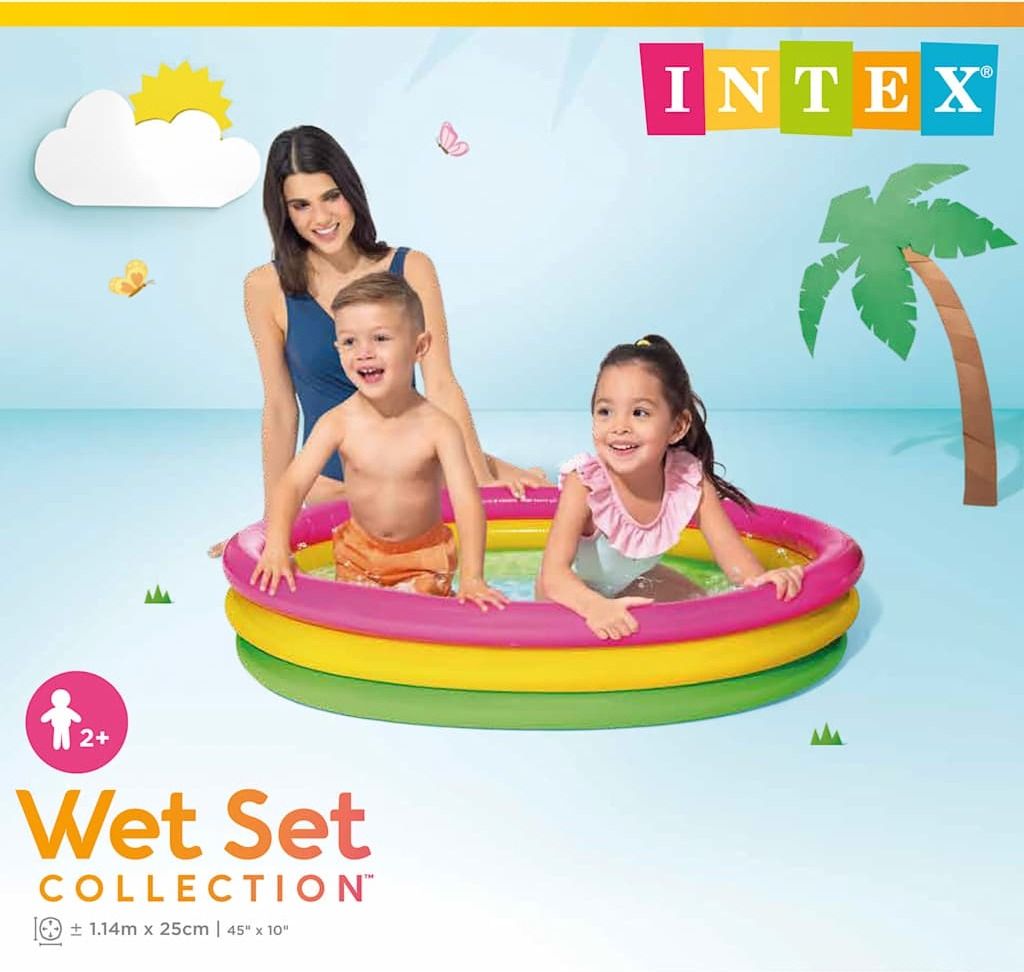 Intex Sunset Aufblasbarer Pool 3 Ringe 114x25 cm Produktbild 6