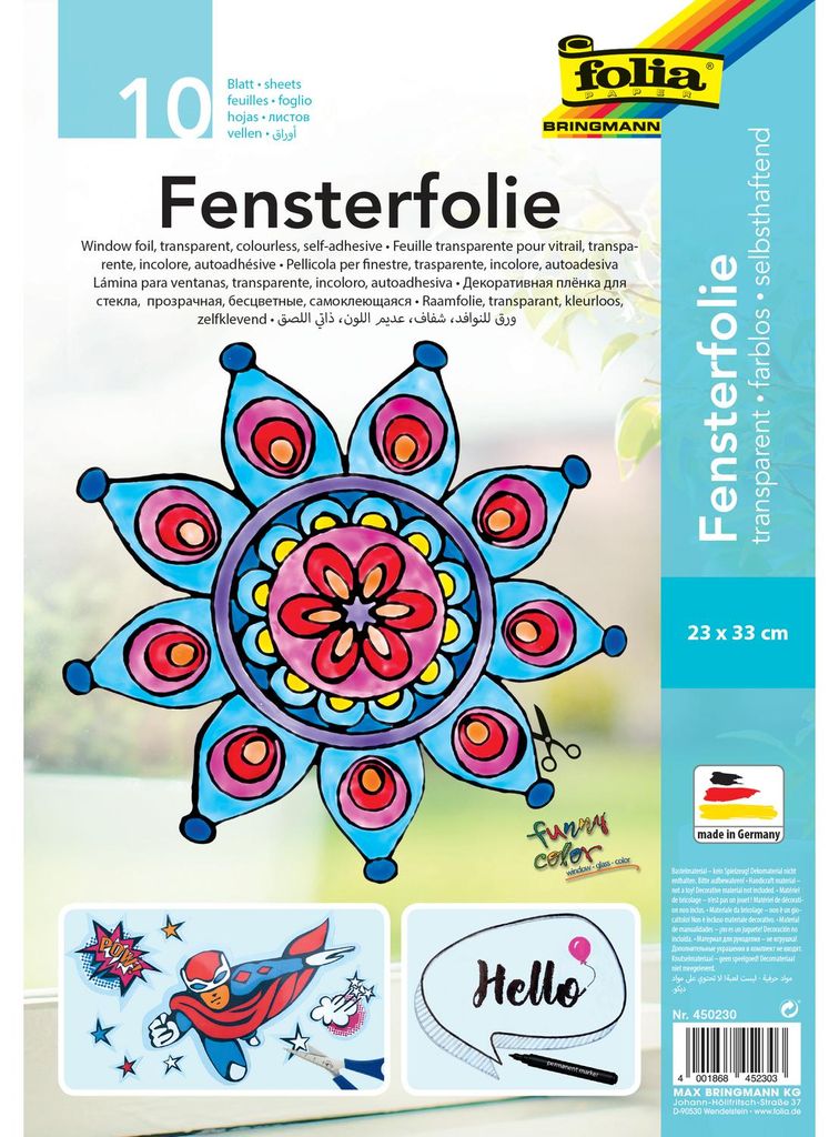 Folia 450230, Kunstpapier, 10 Blätter Produktbild 