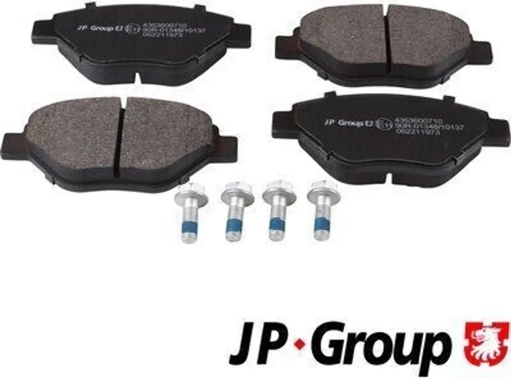 JP GROUP 4363600710 Plaquettes de Frein Avant pour Megane II 410609192R