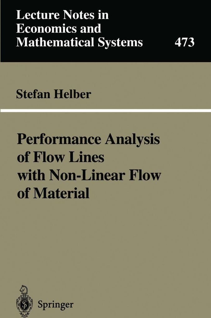 Performance Analysis of Flow Lines with Non-Linear Flow of Material