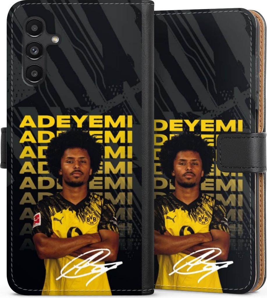 DeinDesign Klapphülle für Samsung Galaxy A04s Handytasche Lederhülle Tasche BVB Borussia Dortmund Karim Adeyemi