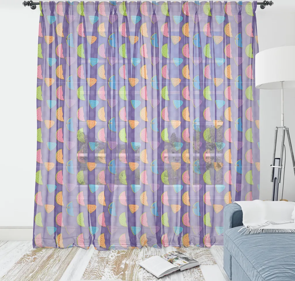Relooker un Mur Vide avec la Tapisserie Pastèque 180x274cm Sans Travaux