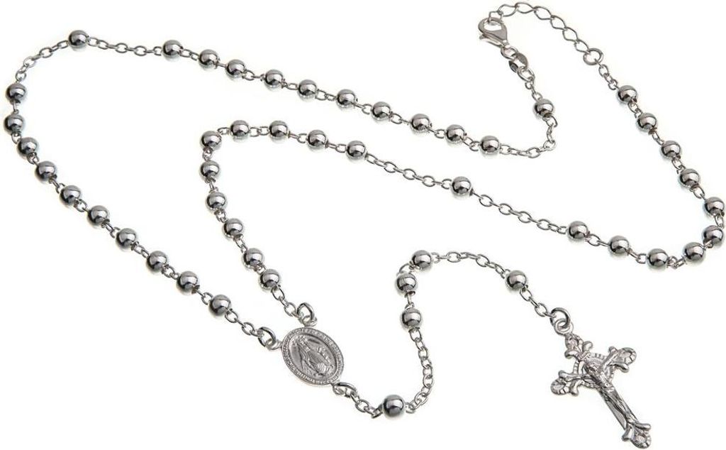 SILBERKETTEN STORE Rosenkranz Kette Alejandro - 925 Silber Produktbild 