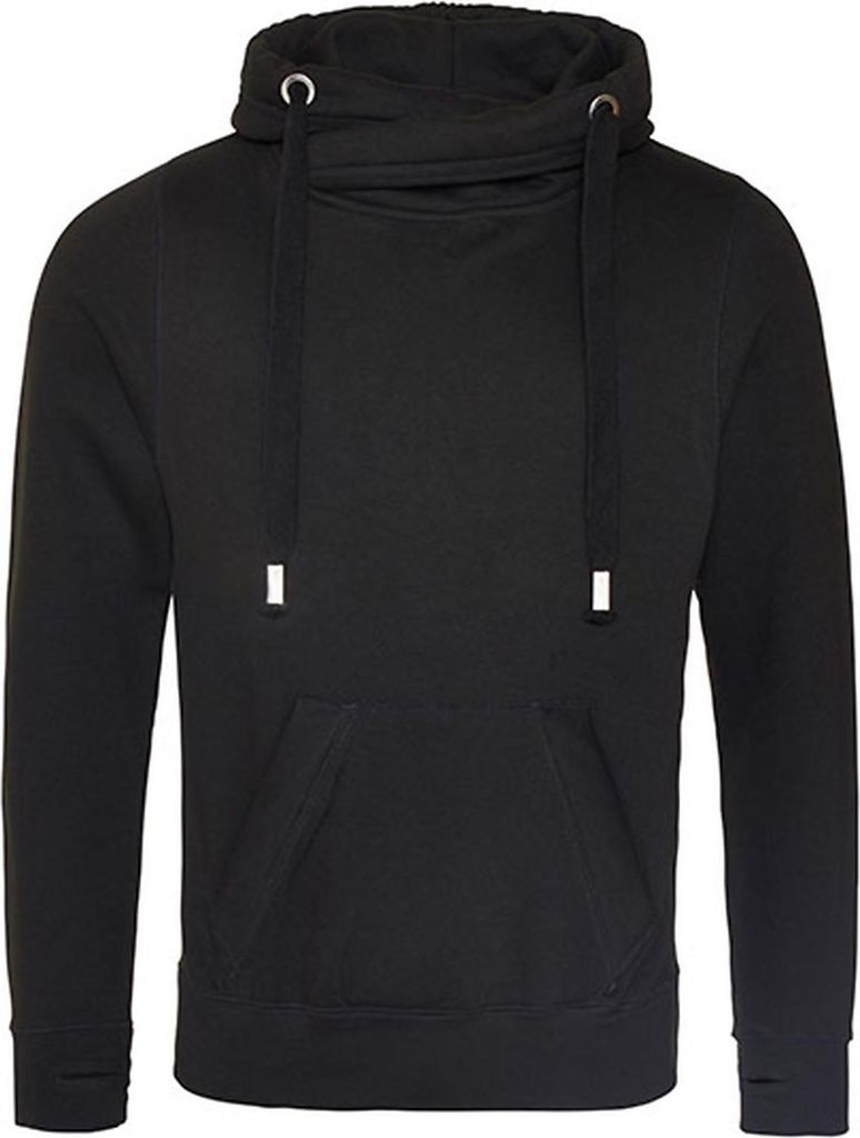 Mikina s kapucí Just Hoods Cross Neck Obrázek produktu 