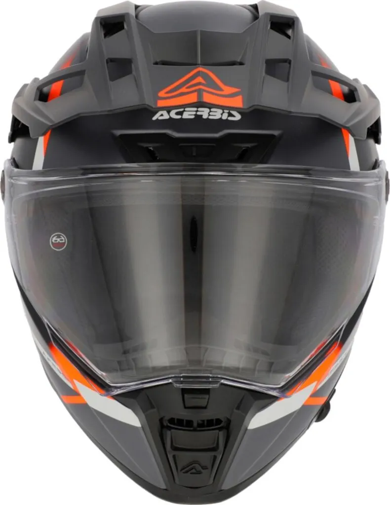 Casque ACERBIS Attack avec Ventilation Optimisée Noir et Orange - L - 4
