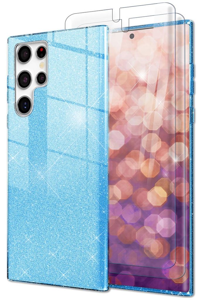 Custodia ibrida glitterata per Samsung Galaxy S23 Ultra, 2 Immagine del prodotto 
